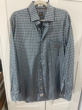 Peter Millar Men's 100% Cotton Button-Up Shirt Sz L Excellent Condition
